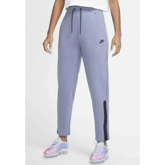Nike Tech Fleece Joggers Sweetpants Women's XS Sportswear Athleisure Purple Blue - Picture 1 of 13